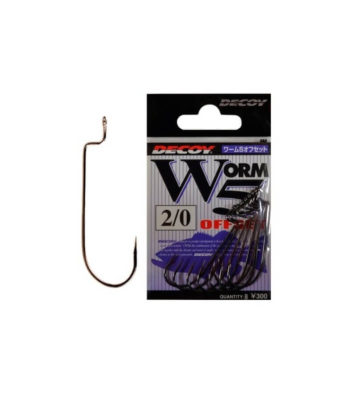 Decoy Worm 5 Offset il maestrale pesca
