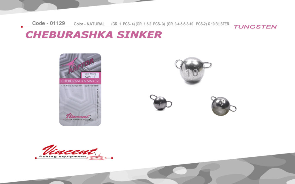 vincent tungsteno cheburashka sinker