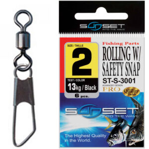 SUNSET ROLLING/W SAFETY SNAP