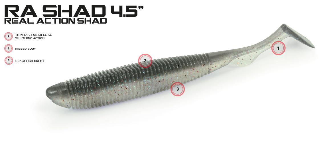 MOLIX RA SHAD 4.5''